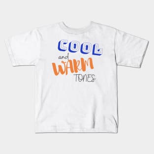 Cool and Warm Tones Kids T-Shirt